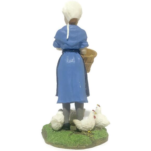 Amish Country Figurine #609 Feeding Time 5.5 Inches Tall New IOB - Picture 4 of 13